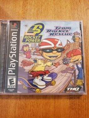 2001 Rocket Power Team Rocket Rescue - PS1  Complete Y2k